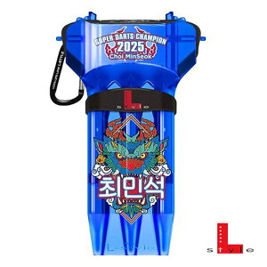 �_�[�c�P�[�X L-style KRYSTAL ONE Choi Min Seok 2025 SUPER DARTS CHAMPION �u���[ �`�F�E�~���\�N�I�胂�f�� �N���X�^������