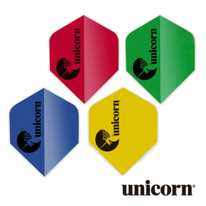 ダーツ フライト unicorn ユニコーン MAESTRO .100 ユニコーンロゴ(メール便OK/2トリ) Darts shop  TiTO （ダーツティト）