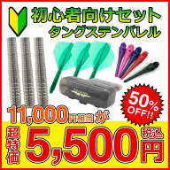 【初心者向け】ダーツ セット 初めての タングステンバレル フライト ダーツケース ティップ 付き