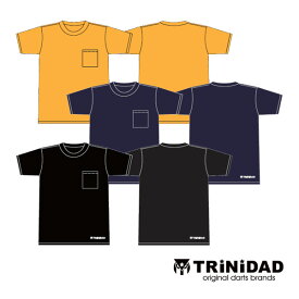 半袖Tシャツ TRiNiDADロゴ 綿100％ ダーツ (メール便OK/10トリ)