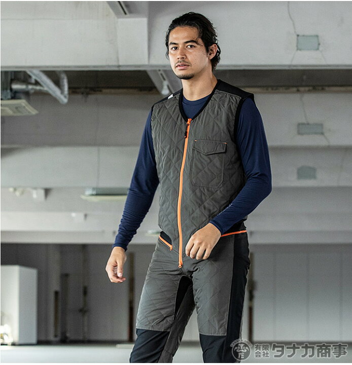 楽天市場 即日発送 防寒つなぎ 防寒インナースーツ 防寒 袖無し 防寒つなぎ 防寒着 中綿入り 袖無し Ge 42 釣り バイク キャンプ 登山 アウトドア キルト綿入り 送料無料 だるま商店