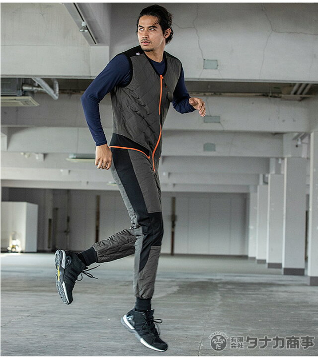 楽天市場 即日発送 防寒つなぎ 防寒インナースーツ 防寒 袖無し 防寒つなぎ 防寒着 中綿入り 袖無し Ge 42 釣り バイク キャンプ 登山 アウトドア キルト綿入り 送料無料 だるま商店