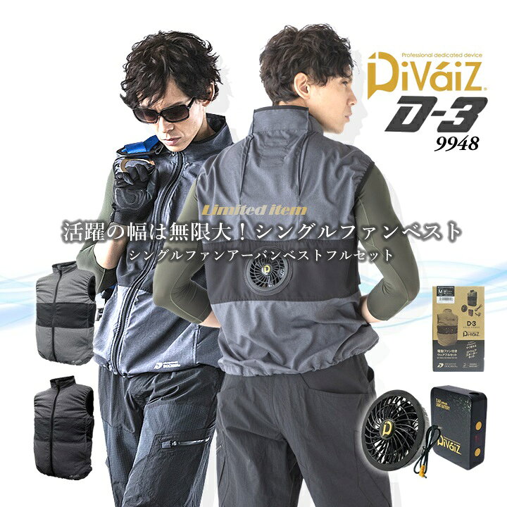 楽天市場】【即日発送】ファン付きベスト 空調服 シングルファン  