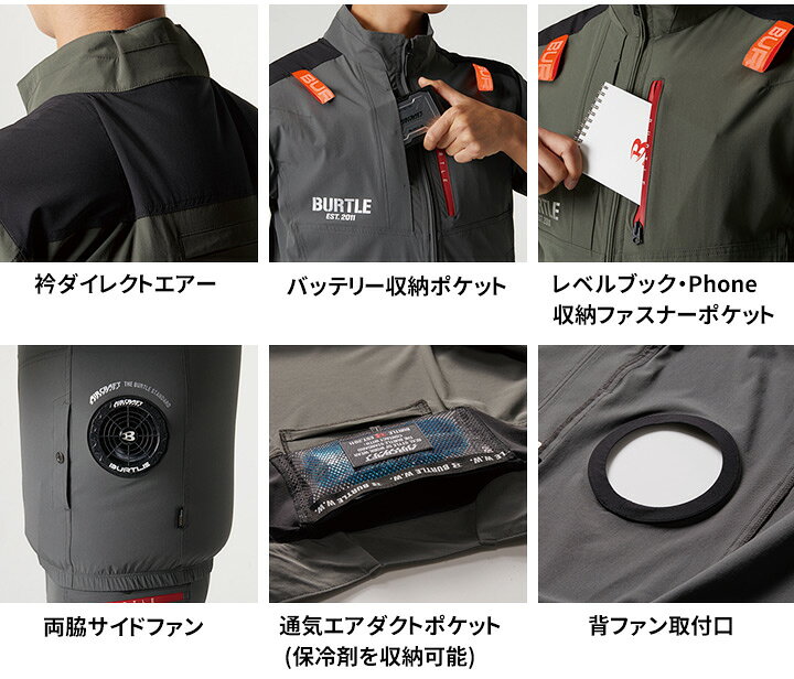 楽天市場】【即日発送】バートル 空調 服 セット ベスト ファン  