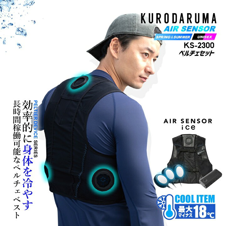 楽天市場】【即日発送】ペルチェ ベスト フルセット 【バッテリー付き 