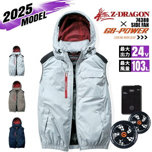 �y�S�i5%OFF�N�[�|����6/10�z�y���������z�󒲕� �x�X�g �T�C�h�t�@�� Z-DRAGON 74380 �o�b�e���[���t�@���Z�b�g GB-POWER 24V �`�^���R�[�e�B���O �ՔM UV�J�b�g �M���Ǒ΍� �y�� ���� ��ƒ� ��ƕ� 