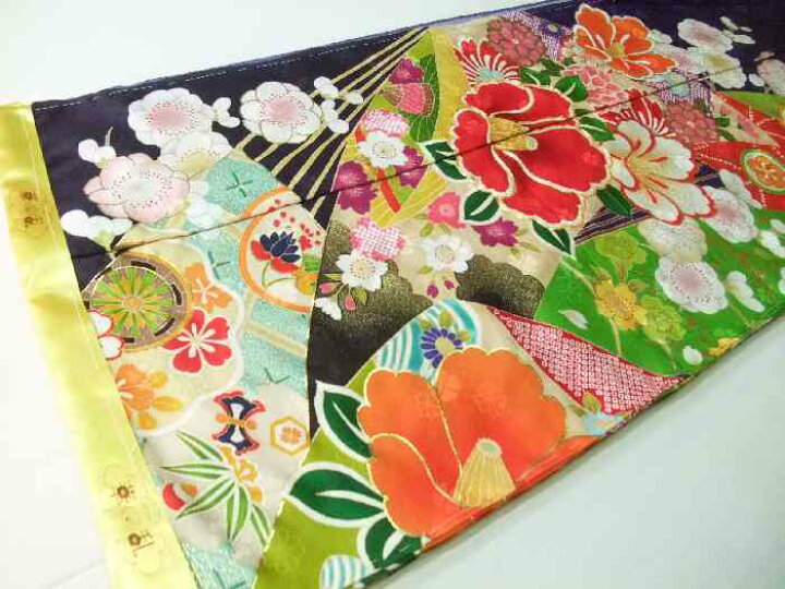 楽天市場】【送料無料】振袖 正絹 京友禅 古典総柄扇面花文様 生地  