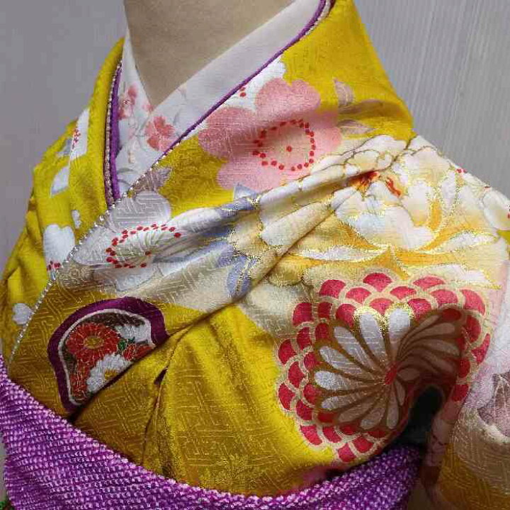 楽天市場】【送料無料】振袖 お仕立て付き 正絹 金彩友禅 刺繍 豪華な 