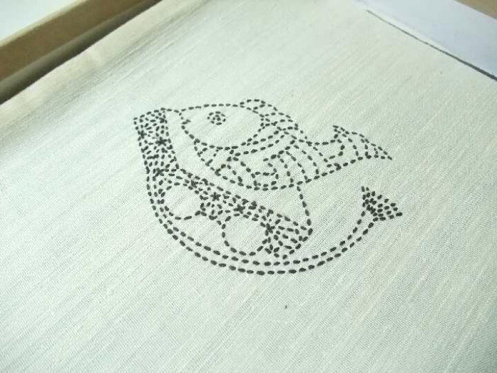楽天市場】【送料無料】袋帯 正絹 刺し子刺繍 紬織 民芸宝尽くし柄  