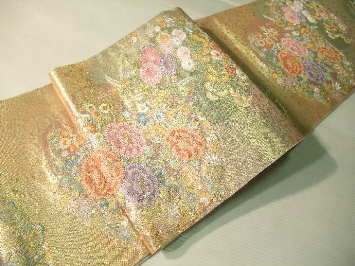 楽天市場】【送料無料】袋帯 正絹 西陣 長嶋成織物 翔鳳錦 新品 hu332 