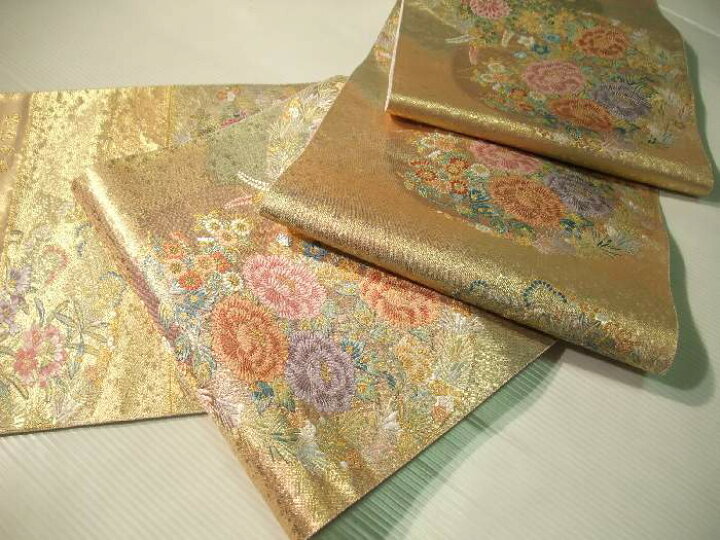 楽天市場】【送料無料】袋帯 正絹 西陣 長嶋成織物 翔鳳錦 新品 hu332  