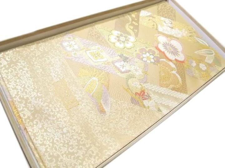 楽天市場】【送料無料】新品 正絹西陣袋帯 唐織吉祥松竹梅正倉院華文  