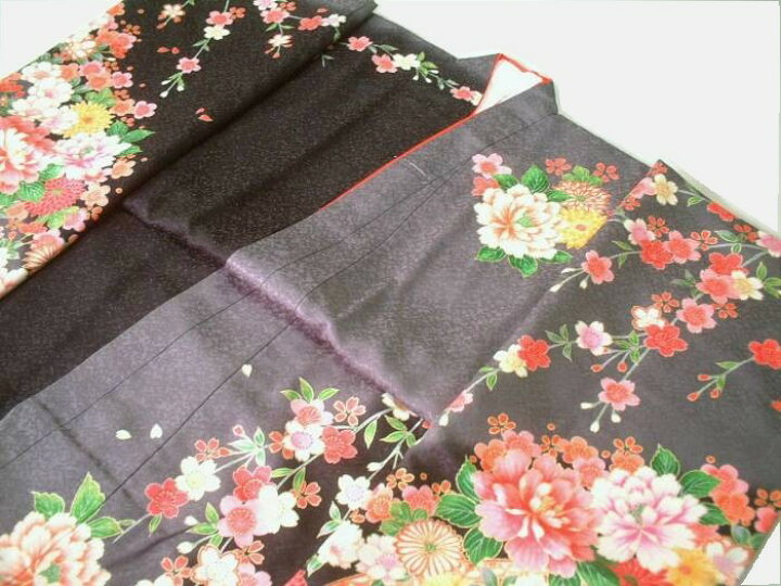 楽天市場】【送料無料】新品！正絹四つ身着物☆七五三☆染め分け花模様 