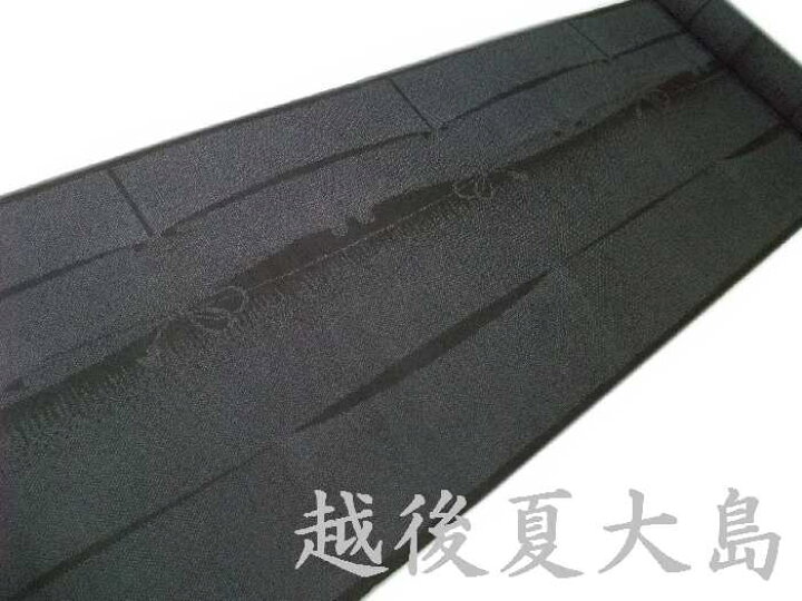 楽天市場】【送料無料】夏物 正絹紬小紋生地 粋な越後夏大島物語 新品  