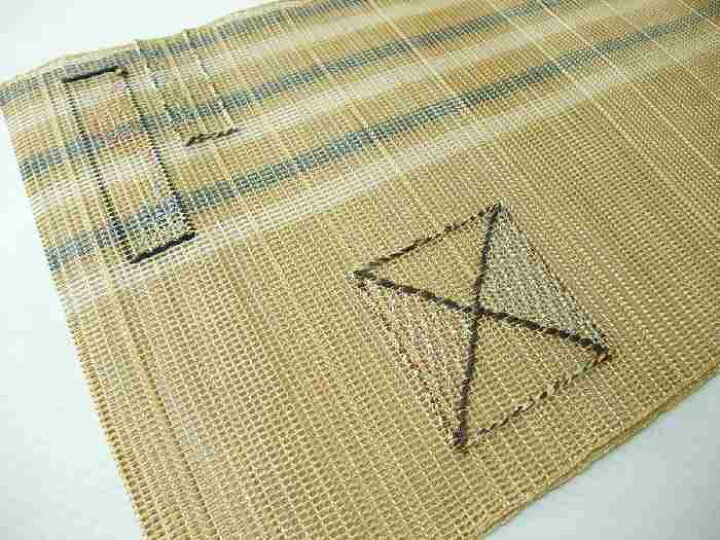 楽天市場】【送料無料】夏物 正絹手織羅八寸名古屋帯 お仕立て上がり  