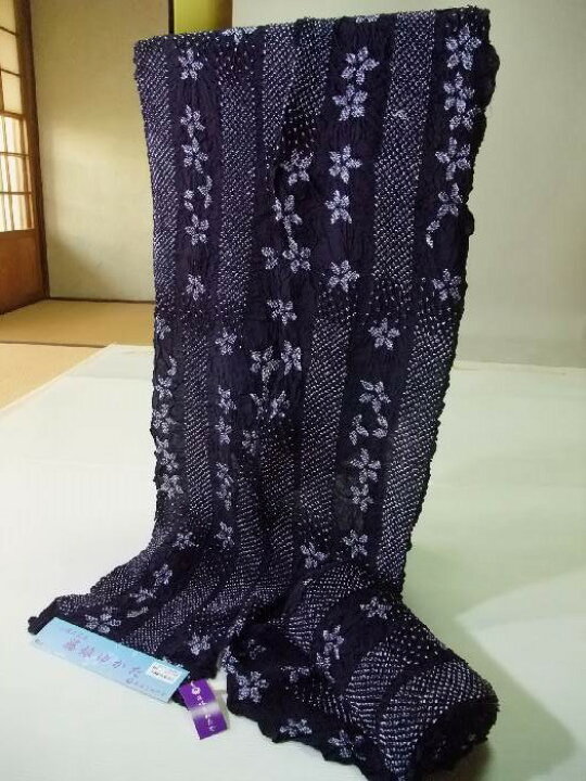 楽天市場】【送料無料】浴衣 反物 レディース 藤娘きぬたや☆絞り浴衣  