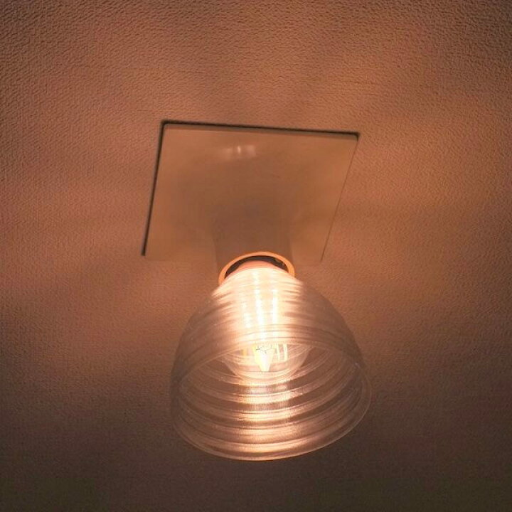 楽天市場 透明な Led電球カバー シェードのみ 同心円模様の傘 直径 12cm 裸電球にかぶせる おしゃれ照明カバー きらめくランプシェード ペンダントライトにも 天井直付けのシーリングライトにも E26 E17 デイシン プライム