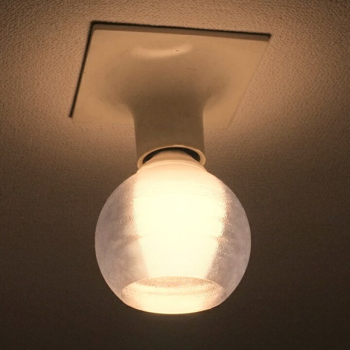 楽天市場】透明な LED電球カバー シェードのみ 同心円模様の傘 直径 