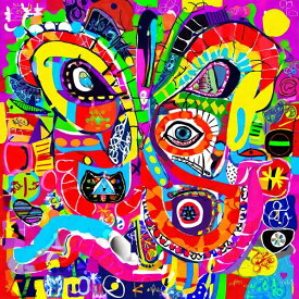 AIアートポスター カナブストラクド「ピカソ・非ボッチョーニ的白黒なき…」 Kanabstracd オリジナルアート作品 アートポスター アートプリント 壁掛けアート ウォールアート インテリア デジタルアート 現代アート