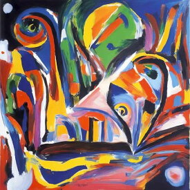 AIアートポスター カナブストラクド「ピカソ的網なき±超現実」 Kanabstracd オリジナルアート作品 アートポスター アートプリント 壁掛けアート ウォールアート インテリア デジタルアート 現代アート