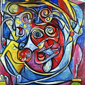 近代絵画風 AIアート ポスター 「ピカソ風の人物画」 近現代画家風 近代画風アート ポストモダン絵画風 Pablo Ruiz Picasso
