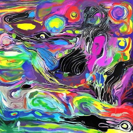 AIアートポスター カナブストラクド「弓なき±超現実と±悲しみ」 Kanabstracd オリジナルアート作品 アートポスター アートプリント 壁掛けアート ウォールアート インテリア デジタルアート 現代アート