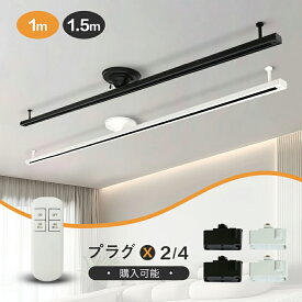 ダクトレール 1.5m 1m ライティングレール おしゃれ 配線ダクトレール 照明器具 天井照明 間接照明 簡易取付式 シーリングライト レールライト ペンダントライト スポットライト ダイニング用 食卓用 リビング用居間用（DW-DR-1000_1500_SIAD）