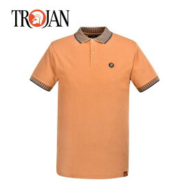 《返品・交換 不可》【SALE】Trojan ポロシャツ Houndstooth Trim Pique Polo TR8419 プレゼント