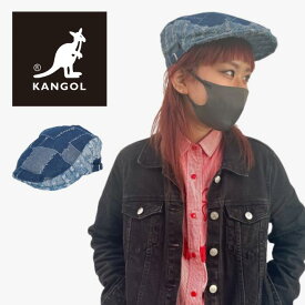 【 新作商品 ポイント10倍 】カンゴール KANGOL ハンチング 231069628 DENIM MASHUP HUNTING MEDIUM BLUE デニム ユニセックス