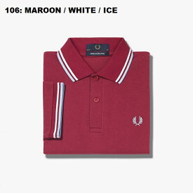 【 期間限定 ポイント10倍 】FRED PERRY フレッドペリー ポロシャツ メンズ レディース ユニセックス THE FRED PERRY SHIRT M12 MEN'S 半袖 オシャレ 英国製 イングランド プレゼント BLACK MAROON ECRU MIDNIGHT BLUE ブラック マルーン エクリュ ミッドナイト ブルー