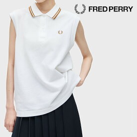 【期間限定 ポイント10倍 】フレッドペリー FRED PERRY ポロシャツ レディース The Fred Perry Shirt G7200 WOMEN'S ノースリーブ おしゃれ 可愛い FREDPERRY サステナブル素材 送料無料 プレゼント ホワイト