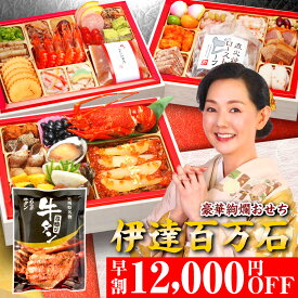 おせち 2026 おせち料理 早割 【伊達百万石】 4人前 5人前 8.5寸長方 全45品 予約 2026年 4~5人前 お節料理 お節 御節 osechi oseti おせち4人用 冷凍 美味しい おいしい 冷凍おせち 人気 有名 おすすめ 洋風おせち 和洋おせち 洋風 和洋 中国 不使用 牛タン 蔵王福膳