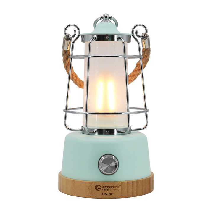 楽天市場】グッドグッズ(/L) LEDランタン ミントグリーン USB充電/単3