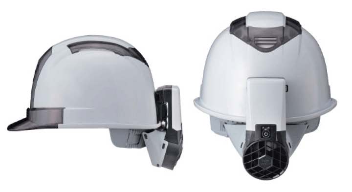 トーヨーセフティー ヘルメット取付式送風機 Windy No.7700