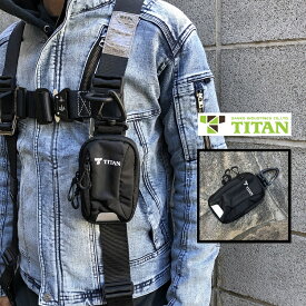 タイタン サンコー ハーネス用パーツケース ACD アルファポケット コンパクトデジカメサイズ ハーネス・サスペンダーの縦ベルト対応