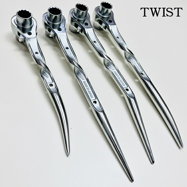 楽天市場】トップ工業 TOP ラチェット ツイストラチェット総磨き 17mm 