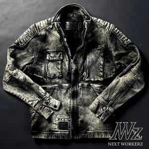 y2023NVFzNEXT WORKERZ lNXg[J[Y [NEFA NWZ DENIM JACKET fjWPbgCHMICAL BLACK P~JubN NWZ ƕ