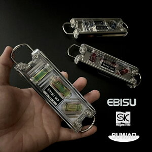 【パールコバルト】エビス EBISU SK新潟精機 スワオメッキ 水平器 トビレベル・プロ ED-TBPPC パールコバルト 160mm 両側シャックル カラビナ対応 超強力マグネット トビレベルプロ