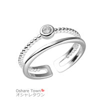 楽天市場】silver925 2連 シルバーリングの通販
