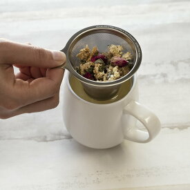 ウィマグ専用 ストレーナー 【取っ手付き】茶こし ステンレス 茶漉し 茶こし網 ティーストレーナー 紅茶 コーヒー マグカップ 急須 ティーポット 耳がある ちゃこし コーヒー専用急須 茶道具 プレゼント ギフト ラッピング