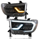 07-13y タンドラ / 08-17y セコイア　ヘッドライト　LED / ブラケット付 / セコイア現行フェイス / シーケンシャルウ…