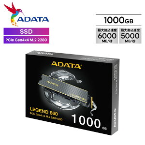 SSD LEGEND 860 1000GB PCIe Gen4x4 M.2 2280 �ő�Ǎ����x6000MB/�b PS5 �Ή� ���O���\�ȃq�[�g�V���N SLEG-860-1000GCS-I