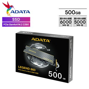 SSD LEGEND 860 500GB PCIe Gen4x4 M.2 2280 �ő�Ǎ����x6000MB/�b PS5 �Ή� ���O���\�ȃq�[�g�V���N SLEG-860-500GCS-I
