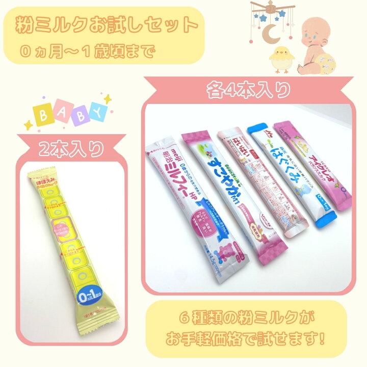 楽天市場】タイプC 【メール便送料無料】赤ちゃん用 粉ミルク お試し 
