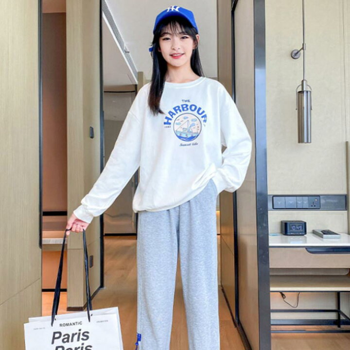 楽天市場】女の子 スウェット セットアップ 春秋 子供服 ジャージ 上下 