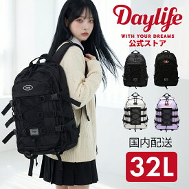 【Daylife公式】デイライフ DOUBLE STRING BACKPACK (4COLOR) リュック 韓国 バックパック 韓国リュック 大容量 通学 大学生リュック 中学生リュック女子 通勤リュックサック a4サイズが入る pcが入る 背面ポケットつき レディース メンズ 中学生 高校生 大学生 リュック