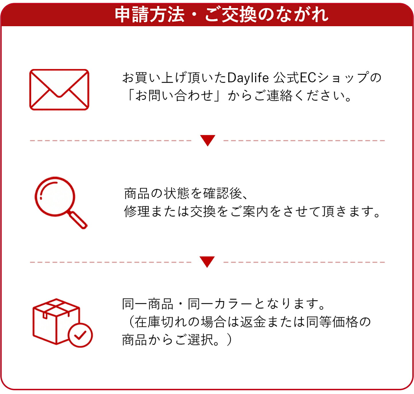 楽天市場 | DAYLIFE OFFICIAL STORE - 安心サポートサービスのご案内