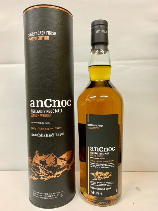 楽天市場】アンノック シェリー ピーテッド 43％ 700ml : デイ・リンク 