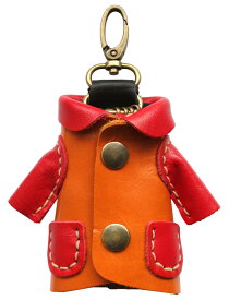 キーケース 本革 メンズ レディース ユニセックス 4連 カラビナ付き コンパクト スマートキーケース レザーキーケース 車の鍵対応 ハンドメイド 手作り ワックスコード仕上げ ツートンカラー ジャケットデザイン おしゃれ かわいい ギフト プレゼント