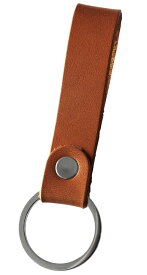 レザーキーホルダー メンズ レディース ユニセックス 本革 サドルレザー ストラップ ベルトループ キーリング クラフトパーツ ブラック ブラウン キャメル ダークブラウン カーキ ネイビー レッドブラウン 【あす楽】